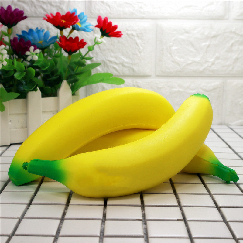 Foaming Simulation Fruit Banana Super Slow Rebound