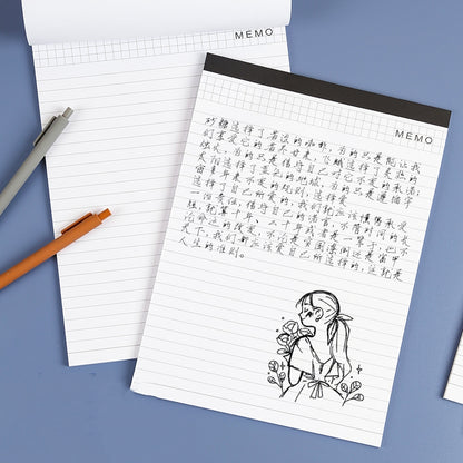 A4 Note Pad Meeting Minutes Tearable Notebook
