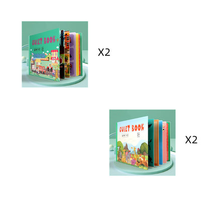 Children's Educational Wooden Books To Read
