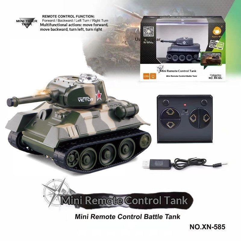 Mini Remote Control Tank Charging Children's Remote Control Car Toy