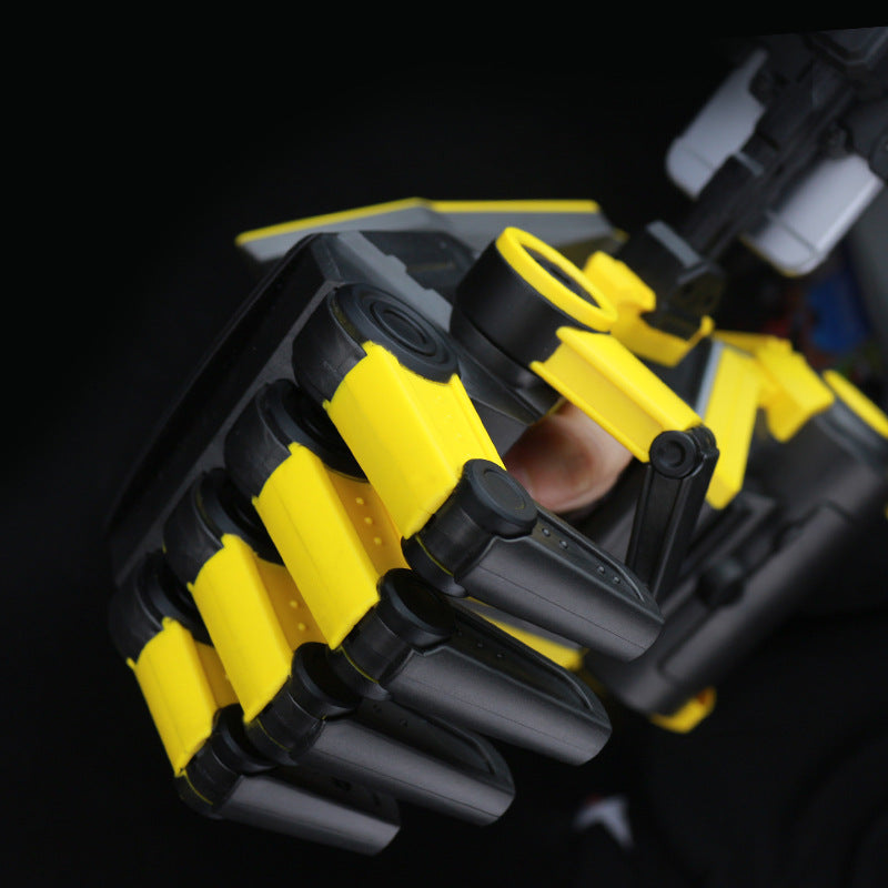 Senyi Wasp Soft Bullet Gun Mechanical Arm Electric Continuous Hair CS Water Bomb Transmitter Battle Children Toy Gun Model - LJ Enterprise