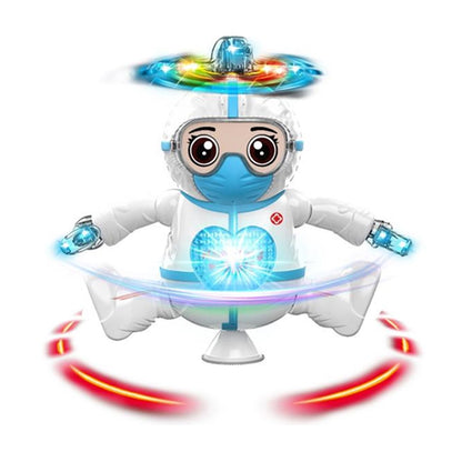 Anti-epidemic Hero Robot With Acousto  Optic Infrared Automatic Dancing Toy