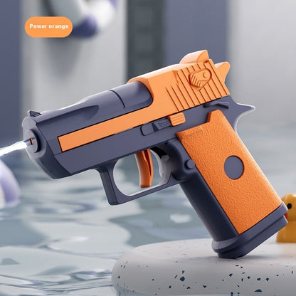 6-color Desert Eagle Water Gun Mechanical Linkage Pressing Rebore Children's Toy - LJ Enterprise