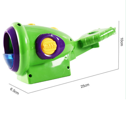 Bike Bubble Machine Automatic Bubble Machine Gun Soap Glow Bubble Blower Outdoor Kids Toy