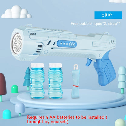 Electric Bubble Gun Children's Automatic Bubble Gatling Outdoor Toy