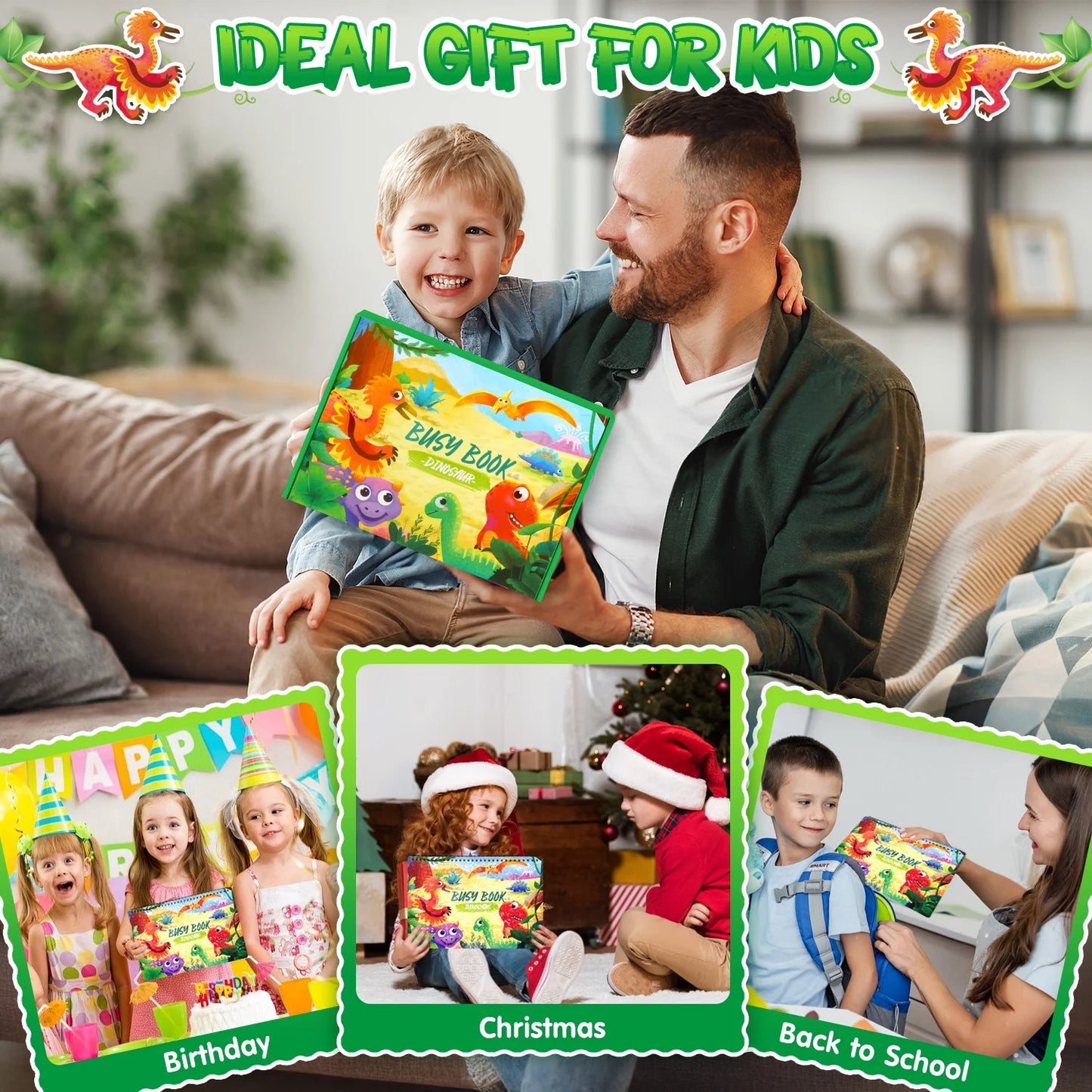 Montessori Learning Toys for Toddler, Educational Busy Book, Preschool Learning Toys Activity Book, Toys for 1 2 3 4 Years Old Boys and Girls, Christmas Birthday Gifts for 1 2 3 4 5+ Years Old