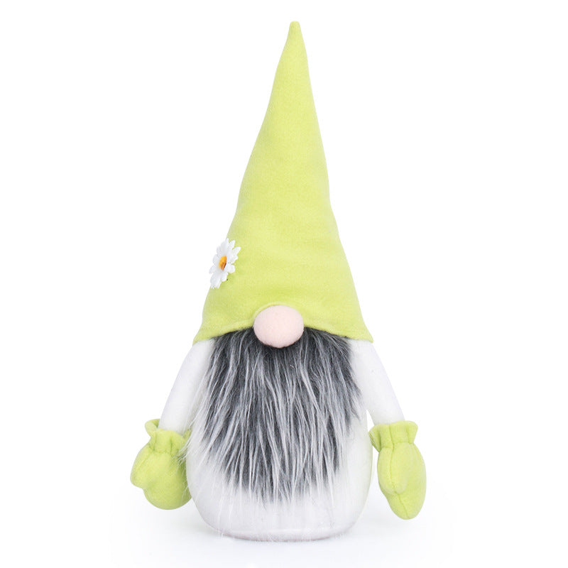 Easter Decorated Rudolph Figurine Little Without A Face