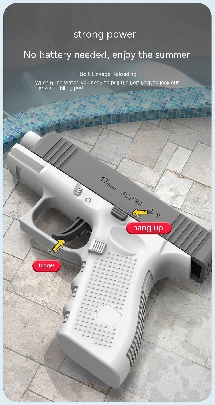 Water Gun Toy New Automatic Continuous Hair Children Automatic Water Spray - LJ Enterprise