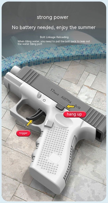 Water Gun Toy New Automatic Continuous Hair Children Automatic Water Spray - LJ Enterprise
