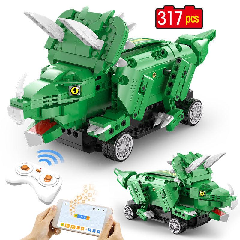 Assembled Building Blocks Programmable Remote Control Toy