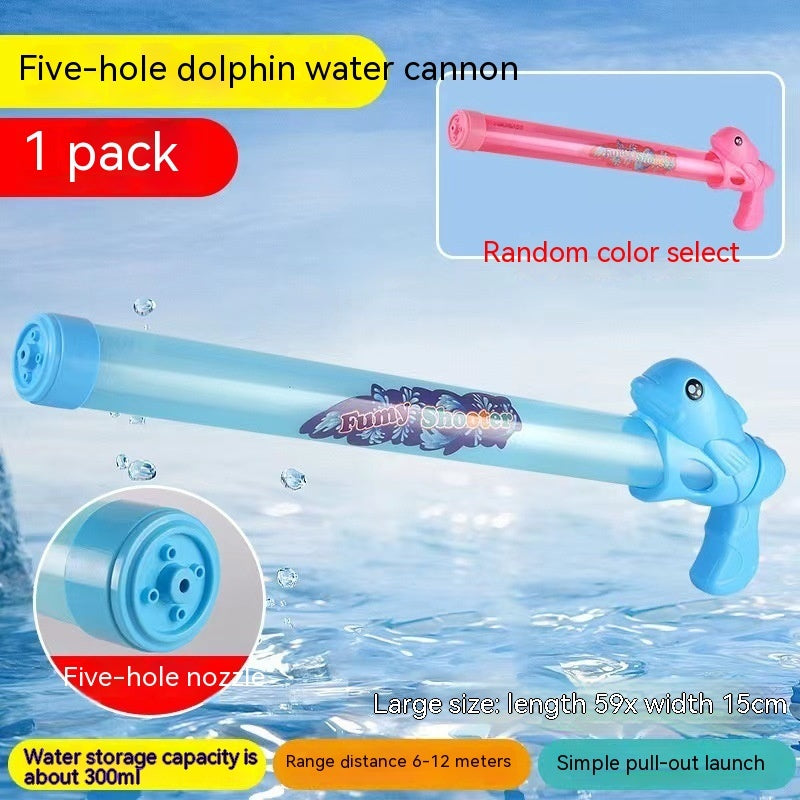 Children's Pull-out Double Grip Water Gun Toy - LJ Enterprise