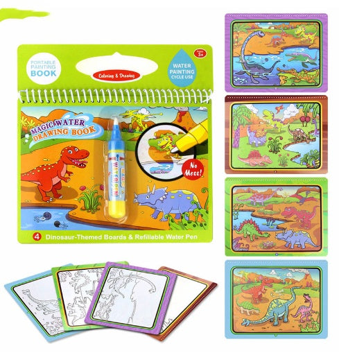 Children's Picture Books Water Painting Can Be Used Repeatedly  Water Sketch Book Kindergarten Painting Water Album Eight Bags