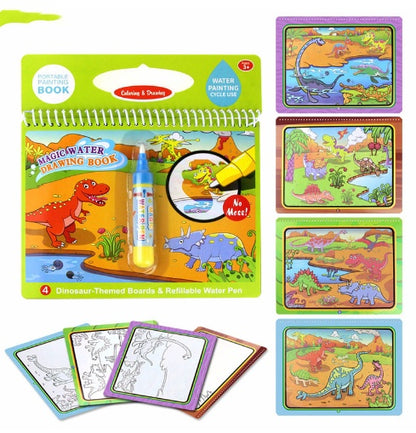 Children's Picture Books Water Painting Can Be Used Repeatedly  Water Sketch Book Kindergarten Painting Water Album Eight Bags