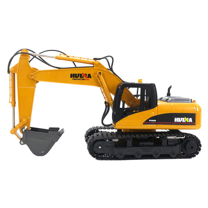 Remote Control Engineering Semi Alloy Toy Remote Control Electric Excavator With Gripper And Drill Bit