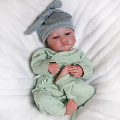 Reborn Newborn Baby Dolls Vinyl Silicone Realistic Toddler Doll Handmade Soft Body Baby Gift