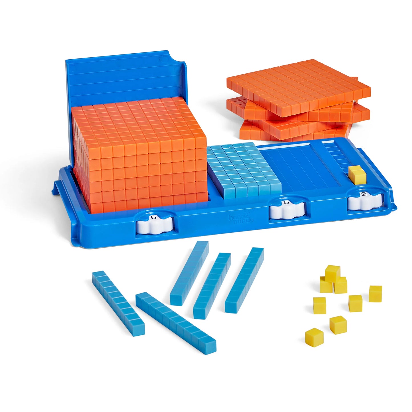 Place Value Frame with Base Ten Blocks, Math Manipulatives for Elementary School