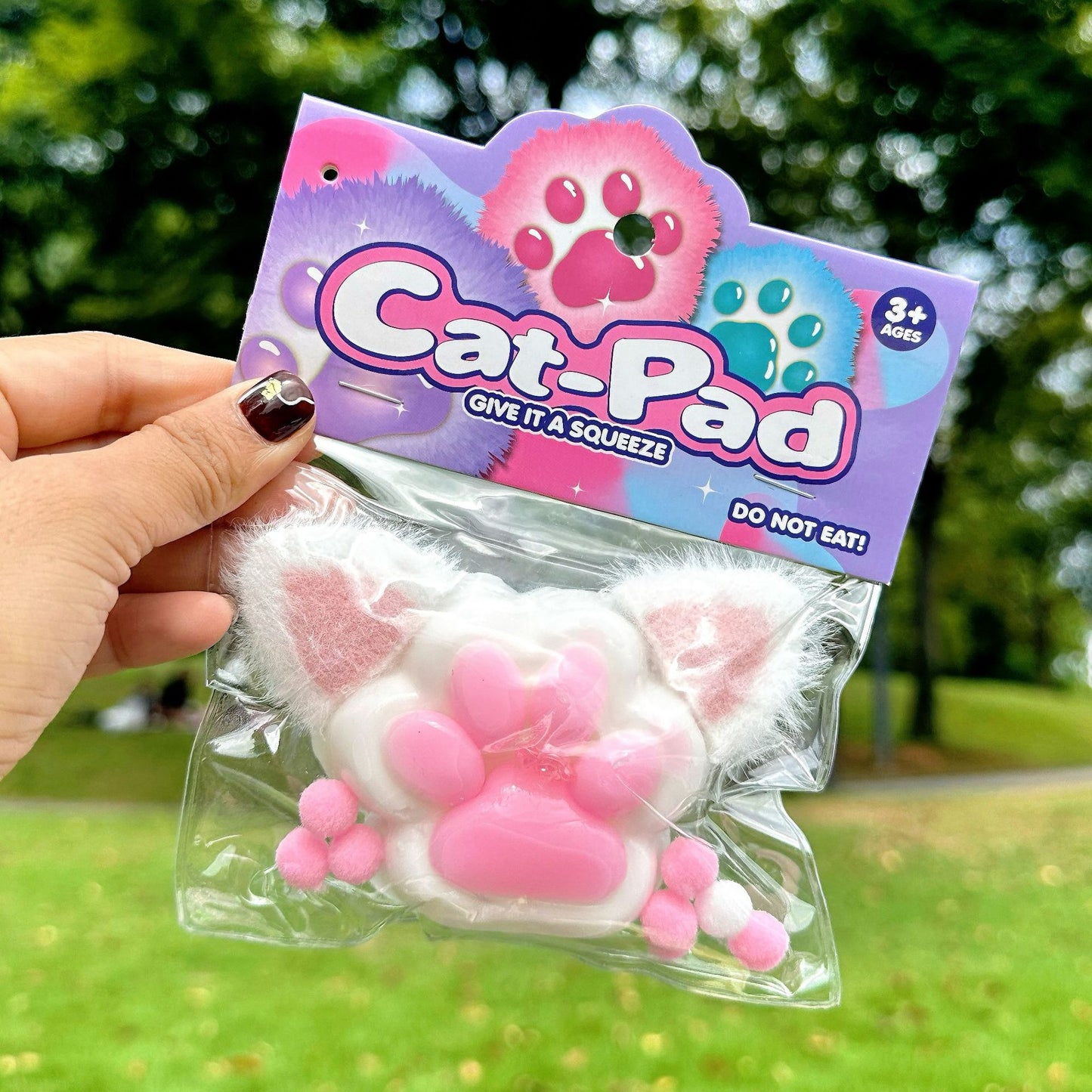 Super Soft Plush Cat's Paw Squeezing Toy Decompression Toy