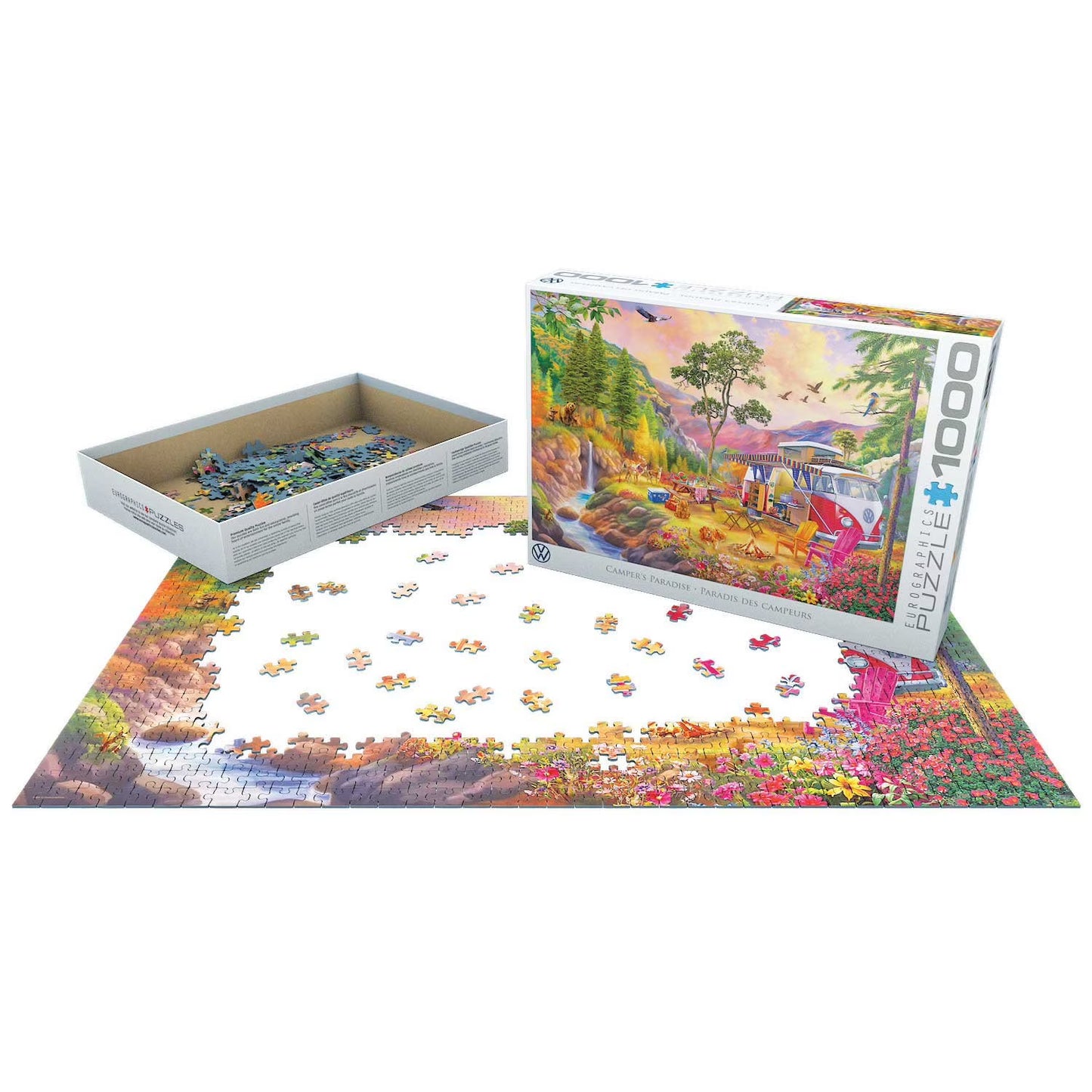 VW Bus - Camper'S Paradise Puzzle, 1000 Piece