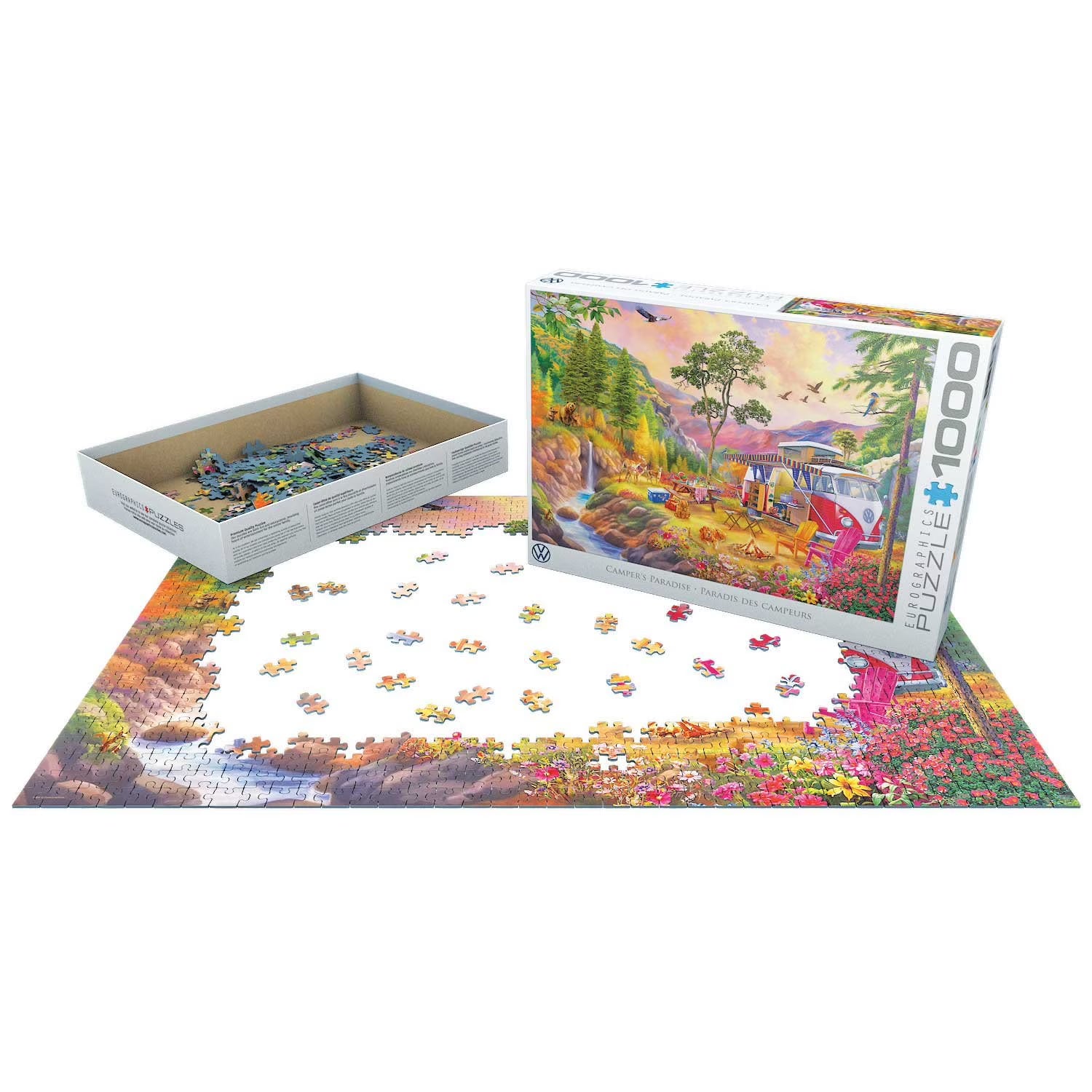 VW Bus - Camper'S Paradise Puzzle, 1000 Piece