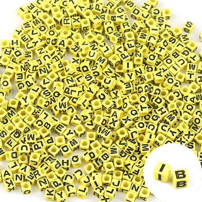 A Variety Of Acrylic Letter Beads Diy Bracelet Accessories Loose Beads - LJ Enterprise