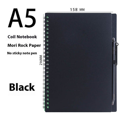 Erasable Coil Book Repeated Writing Draft Notebook Thick Waterproof Forest Rock Stone Paper Notebook Customization