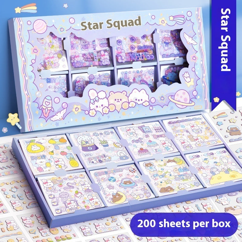 Sticker Goo Card Notebook Post Children's Stickers
