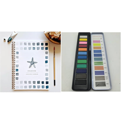 Portable Home Watercolor Exercise Book For Beginners
