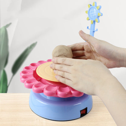 Electric Pottery Clay Machine Tools Pottery Art Machine Children's Toy Set - LJ Enterprise
