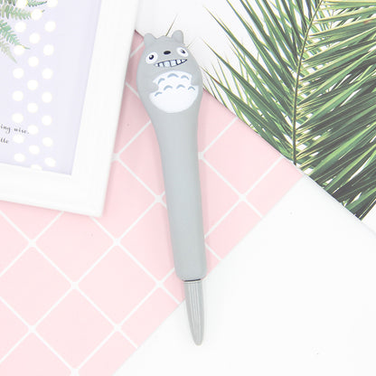 Compatible with Apple , Vent Pen Pressure Pen Creative Cartoon Soft Students Use Pinch Pen Cute Super Cute Gel Pen Decompression Pen