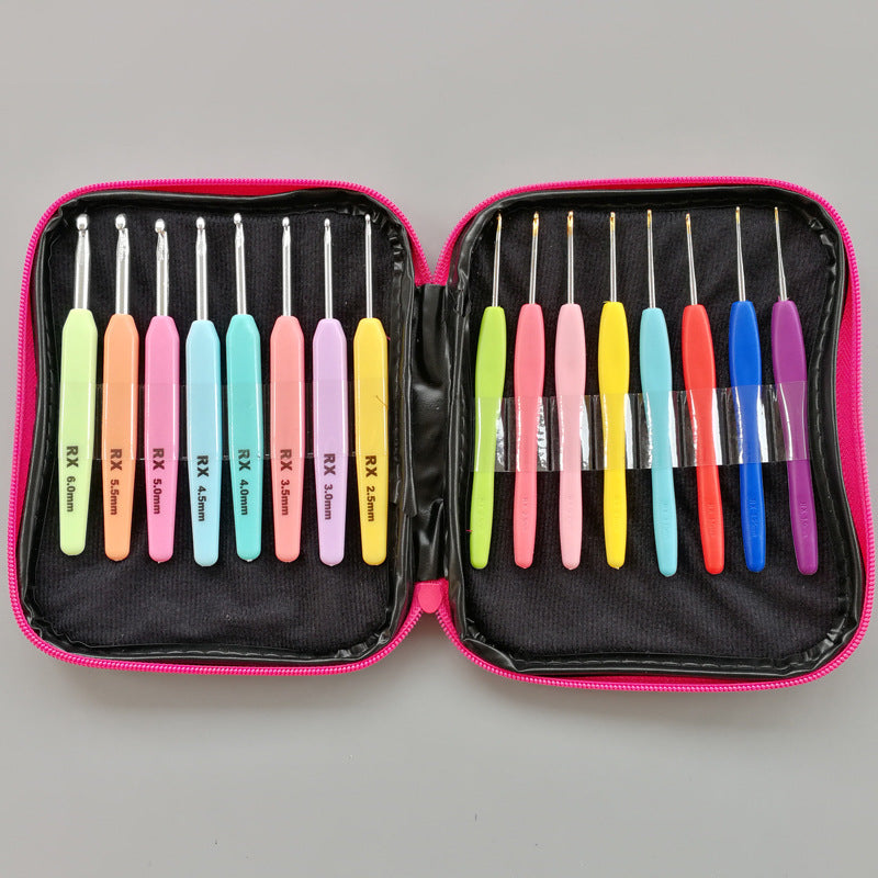 Crochet Tools Soft Plastic Handle Alumina Crochet - LJ Enterprise