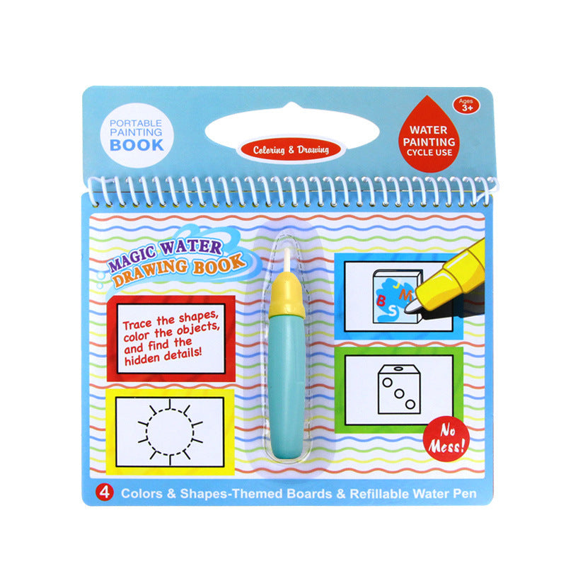 Children's Picture Books Water Painting Can Be Used Repeatedly  Water Sketch Book Kindergarten Painting Water Album Eight Bags