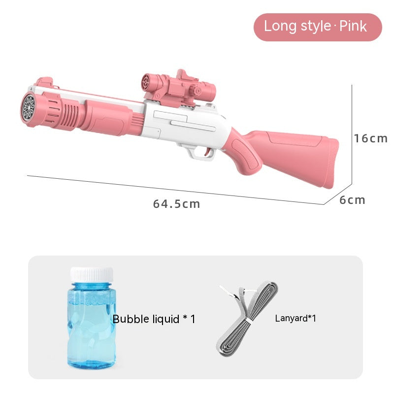 Electric Bubble Gun Children's Automatic Bubble Gatling Outdoor Toy