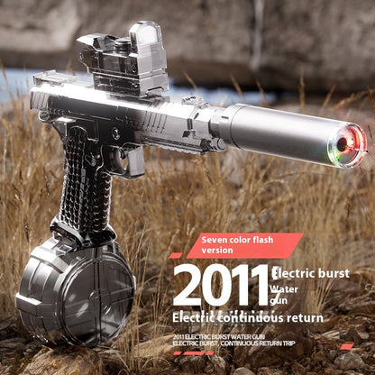 Electric With Light Water Gun Electric Continuous Hair Water Pistols - LJ Enterprise