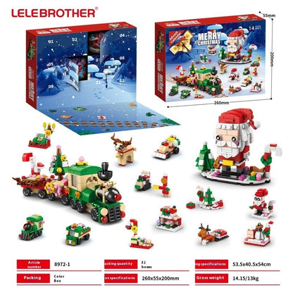 Christmas Blind Box Poking Hole Music Children Assembling