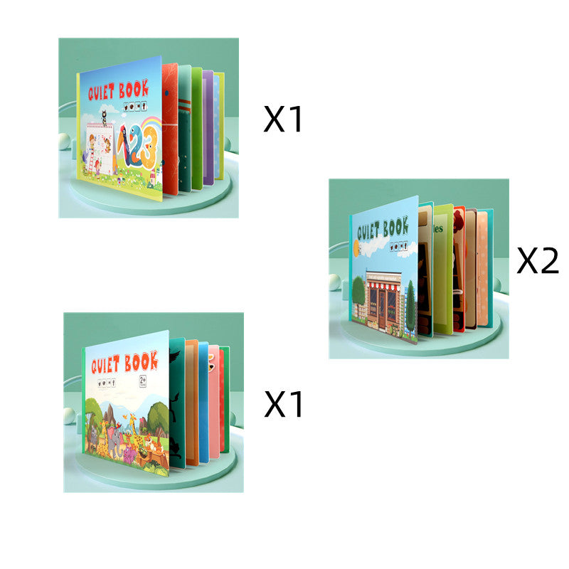Children's Educational Wooden Books To Read