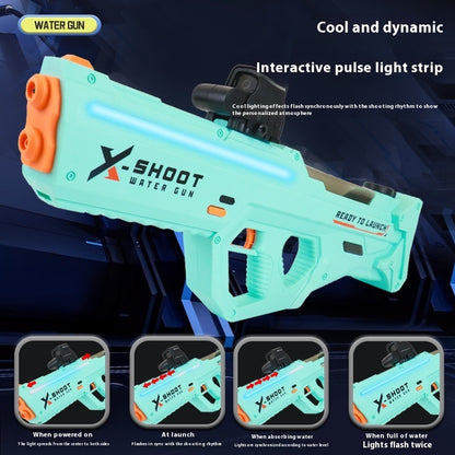 Large Pulse Electric Water Gun With Light - LJ Enterprise