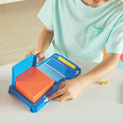 Place Value Frame with Base Ten Blocks, Math Manipulatives for Elementary School