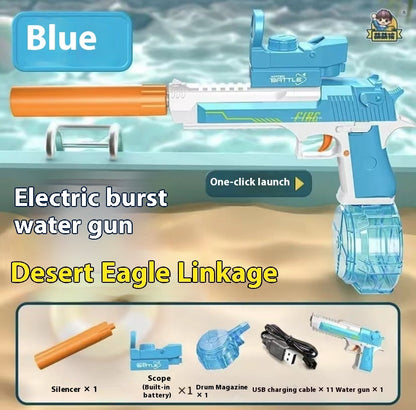 New Fire Light Effect Electric Water Gun - LJ Enterprise