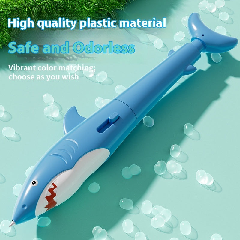 Shark Water Gun Pen Press Water Spray Ballpoint Pen - LJ Enterprise