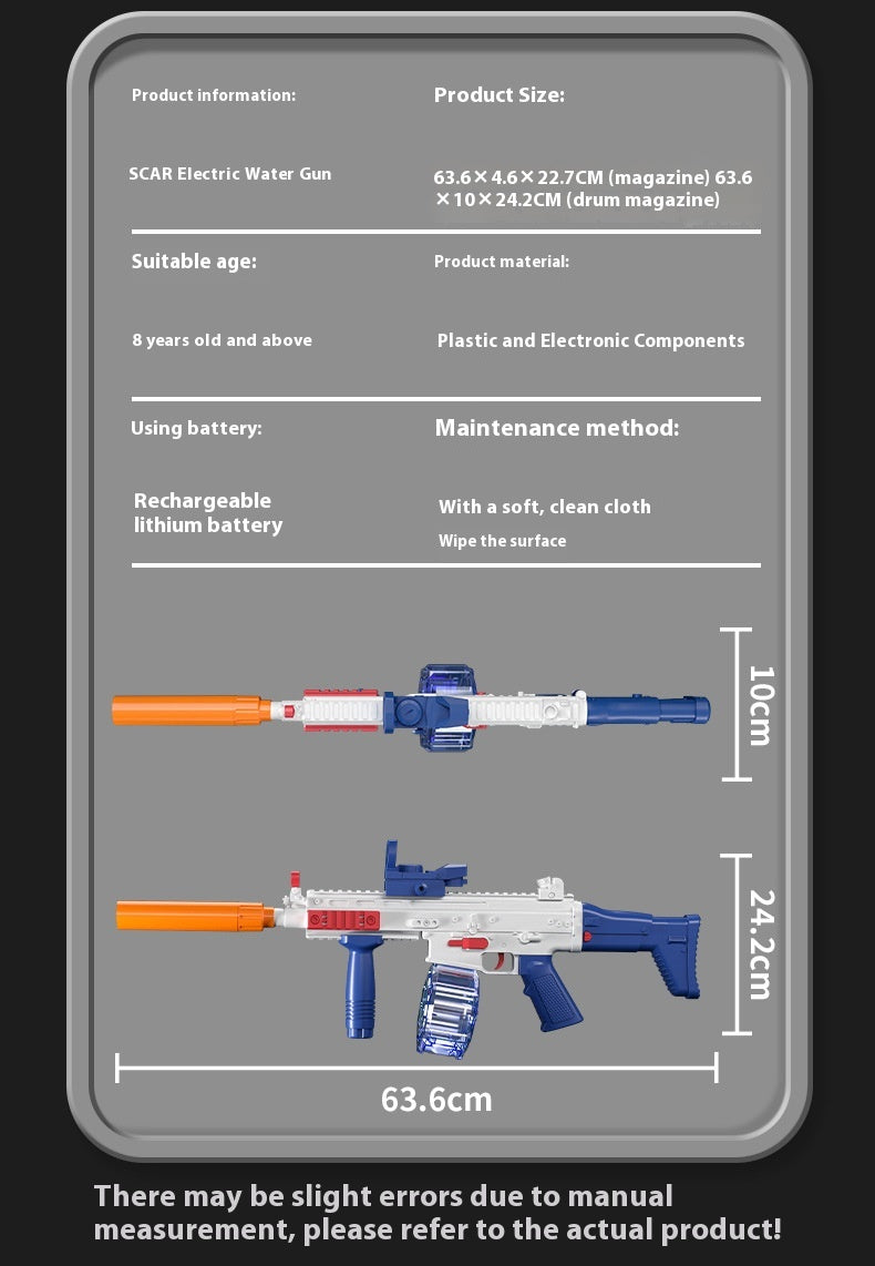 Cross-border New Electric Water Gun Toy Children's Summer - LJ Enterprise