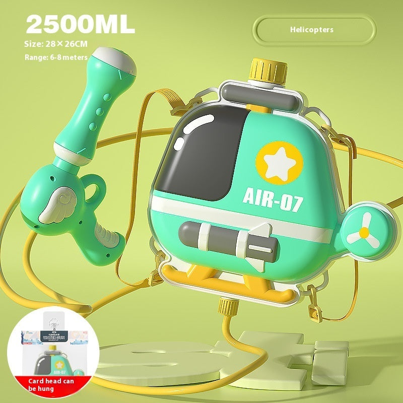 Children's Cartoon Backpack Water Gun Water Beach Toys - LJ Enterprise