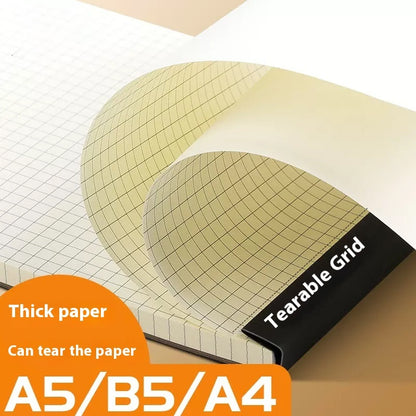 Writing Pads Tearable A5B5 Thickening Plus Size Notebook Simple