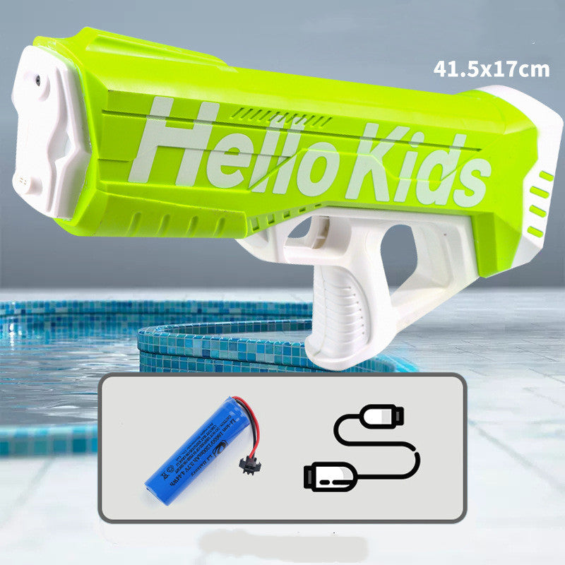 Children's Electric Continuous Hair Gun Toy One-click Water Absorption Can Be Launched - LJ Enterprise