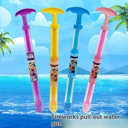 Fireworks Water Gun Children's Toy Pull-out Type - LJ Enterprise
