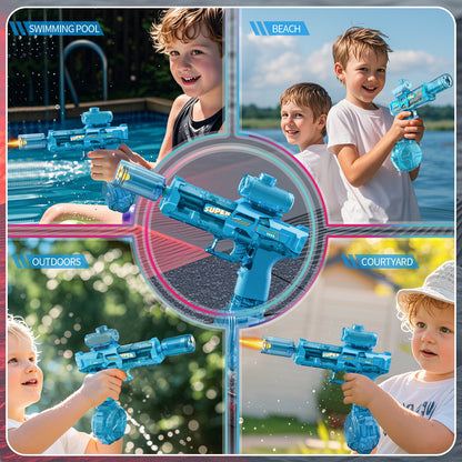 New Ice Mouse Ice Explosion Electric Water Gun Children's High-speed Continuous Hair Linkage Reloading Large Capacity Water Pistols Toy - LJ Enterprise