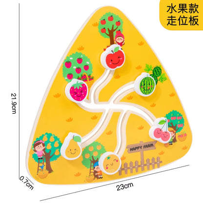 Traffic Walking Maze Toy Numbers Track Maze Activity Board 