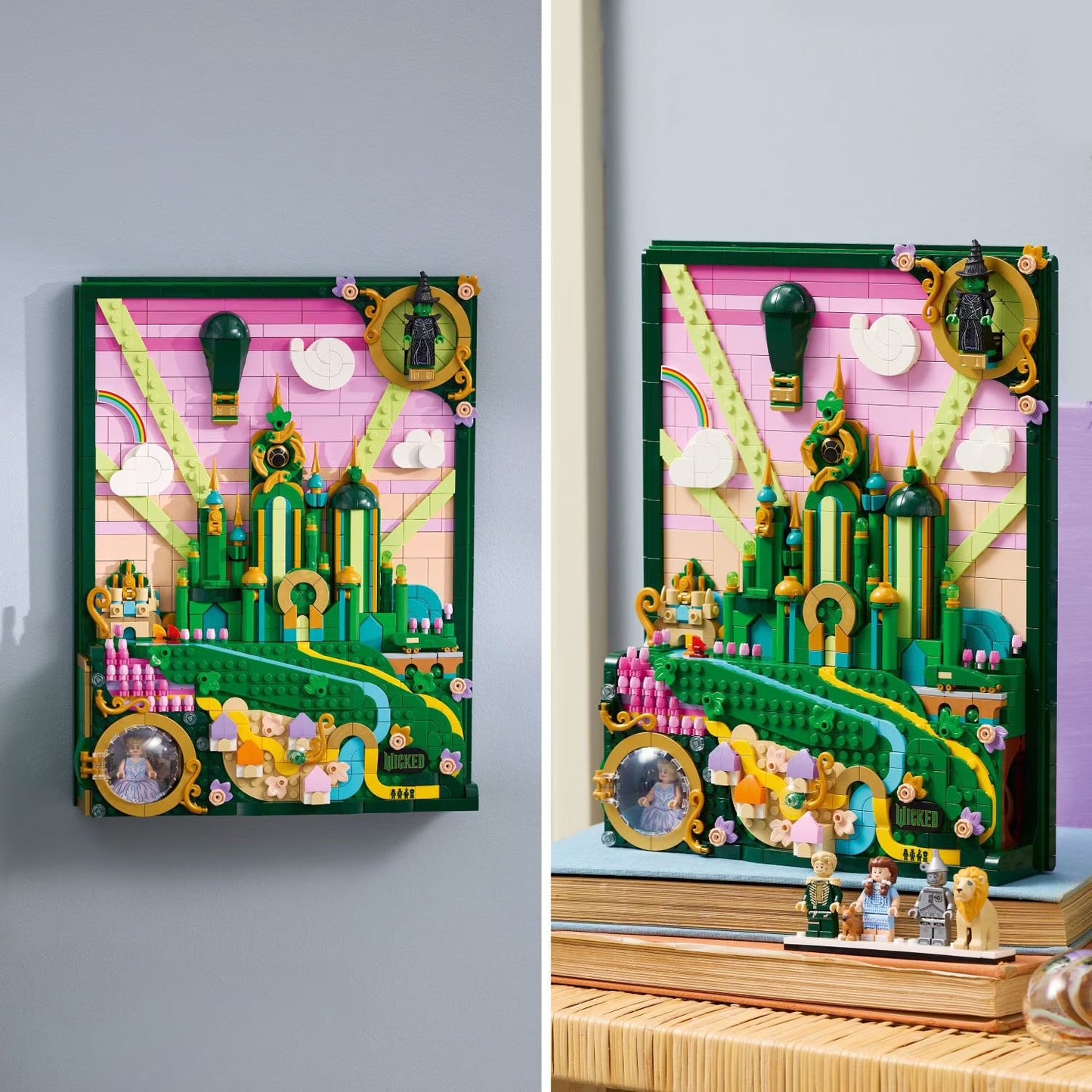 Wicked Emerald City Wall Art for Adults, 1518 Pc.