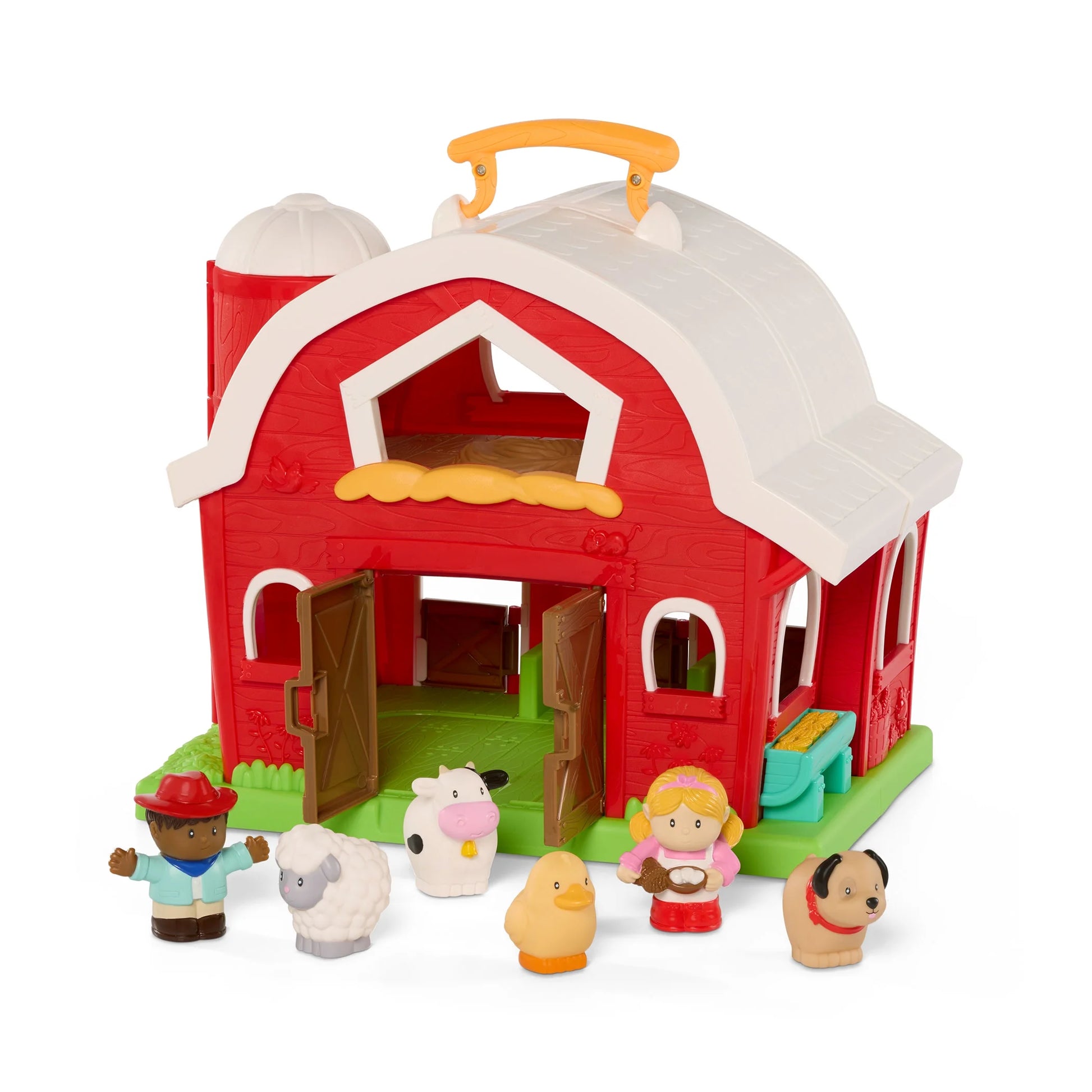 My First Barn Rustic Red Foldable Farm Playset for 18 Months +