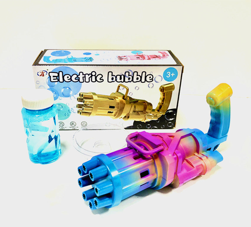 Semi-Automatic Electric Bubble Machine Toy