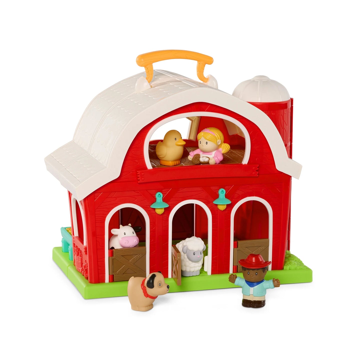 My First Barn Rustic Red Foldable Farm Playset for 18 Months +